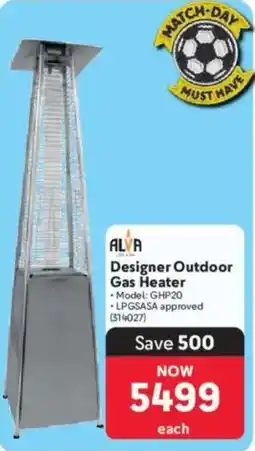 Makro Alva Designer Outdoor Gas Heater offer