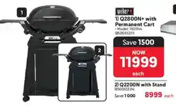 Makro Weber Q2800N+ with Permanent Cart offer