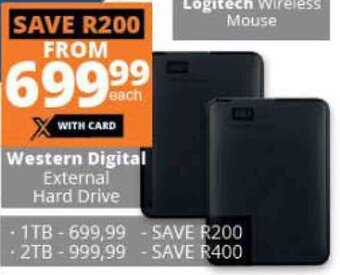 Checkers Western Digital External Hard Drive offer