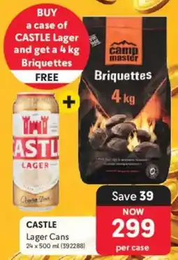 Makro Castle Lager Cans offer