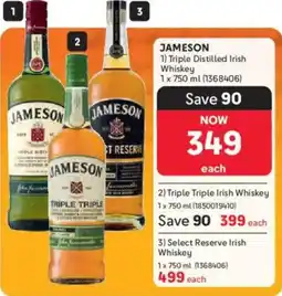 Makro Jameson Triple Distilled Irish Whiskey offer