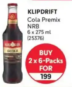 Makro Klipdrift Cola Premix NRB offer