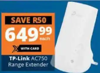 Checkers TP-Link AC750 Range Extender offer