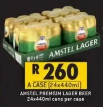 Shoprite Liquor Amstel Premium Lager Beer 24x440ml offer
