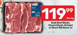 Pick n Pay Hypermarket Bulk Beef Blade, Chuck Steak, Brisket or Short Rib Bone-in offer