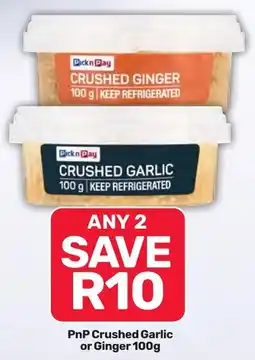Pick n Pay Hypermarket PnP Crushed Garlic or Ginger offer