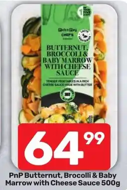 Pick n Pay Hypermarket PnP Butternut, Brocolli & Baby Marrow with Cheese Sauce offer