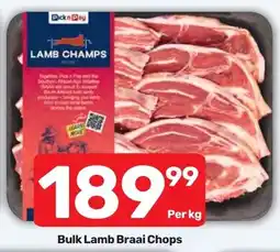 Pick n Pay Hypermarket Bulk Lamb Braai Chops offer