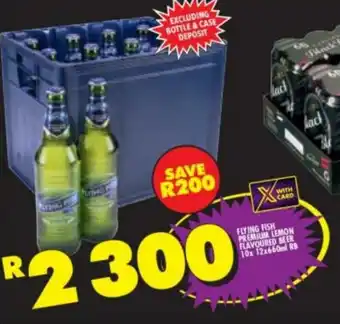 Shoprite Liquor Frying Fish Premuim Lemon Flavoured Beer 10x12x660ml offer