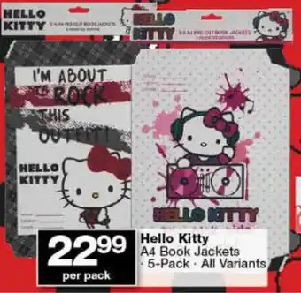 Checkers Hello Kitty A4 Book Jackets 5-Piece offer