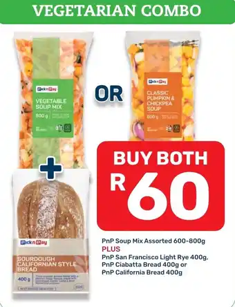 Pick n Pay Hypermarket Vegetarian Combo offer