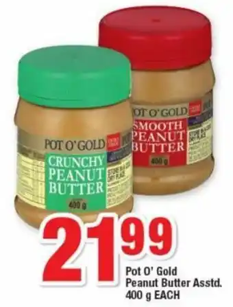 OK Foods Pot O' Gold Peanut Butter 400g offer