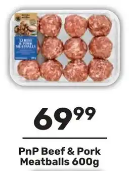 Pick n Pay Hypermarket PnP Beef & Pork Meatballs offer