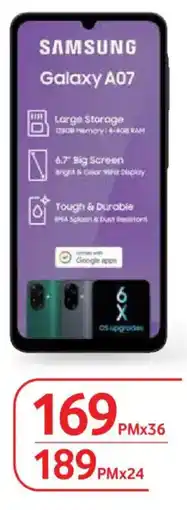 Makro Samsung Galaxy A07 offer