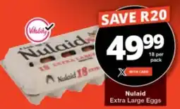 Checkers Nulaid Extra Large Eggs offer