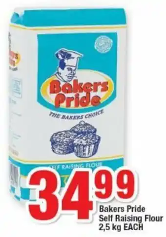 OK Foods Bakers Pride Self Raising Flour 2,5kg offer