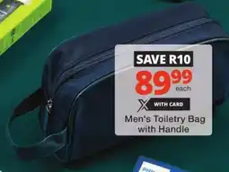 Checkers Men's Toiletry Bag with Handle offer