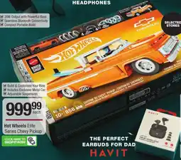 Checkers Hot Wheels Elite Series Chevy Pickup offer
