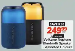 Checkers Volkano Neptune Bluetooth Speaker offer