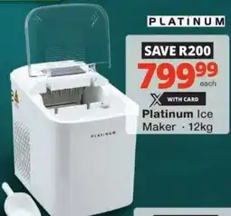 Checkers Platinum Ice Maker offer