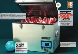 Checkers BushBaby Stainless Steel Camping Fridge offer