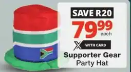 Checkers Supporter Gear Party Hat offer