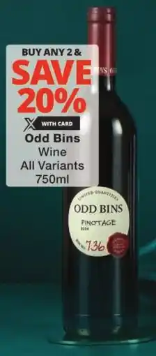 Checkers Odd Bins Wine All Variants offer