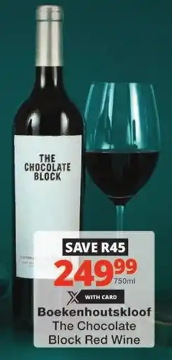 Checkers Boekenhoutskloof The Chocolate Block Red Wine offer