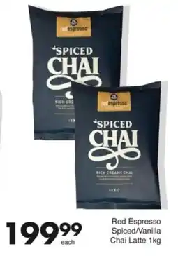 Save Hyper Red Espresso Spiced/ Vanilla Chai Latte offer