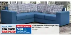 OK Furniture Milla Corner Lounge Suite offer