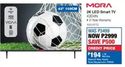 OK Furniture Mora 43" 2K LED Smart TV offer