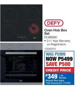 OK Furniture Defy Oven Hob Box Set offer