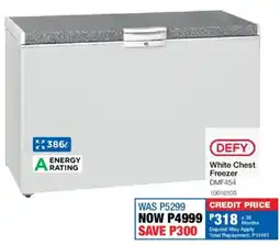OK Furniture Defy White Chest Freezer offer