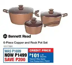 OK Furniture Bennett Read Copper and Rock Pot Set offer