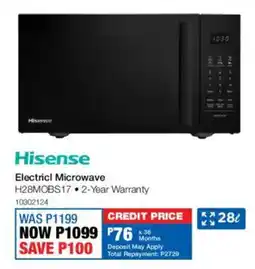 OK Furniture Hisense Electric Microwave offer