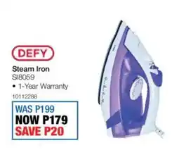 OK Furniture Defy Steam Iron offer