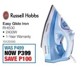 OK Furniture Russell Hobbs Easy Glide Iron offer