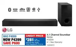 OK Furniture LG 4.1 Channel Soundbar offer