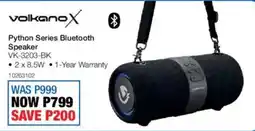 OK Furniture Volkano X Python Series Bluetooth Speaker offer