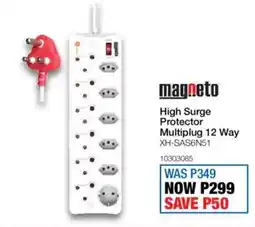 OK Furniture Magneto High Surge Protector Multiplug 12 Way offer
