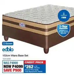 OK Furniture Edblo 152cm Vitara Base Set offer