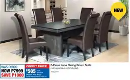 OK Furniture Luna Dining Room Suite offer