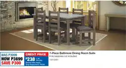 OK Furniture Baltimore Dining Room Suite offer