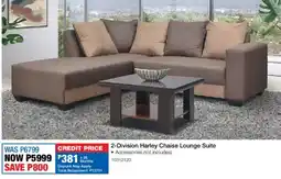 OK Furniture 2-Division Harley Chaise Lounge Suite offer