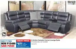 OK Furniture 2-Action Camelot Corner Lounge Suite offer