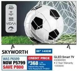 OK Furniture Skyworth 55" QLED Smart TV offer