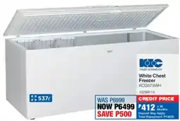 OK Furniture KIC White Chest Freezer offer