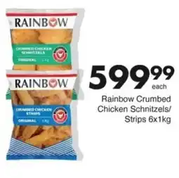 Save Hyper Rainbow Crumbed Chicken Schnitzels/ Strips offer