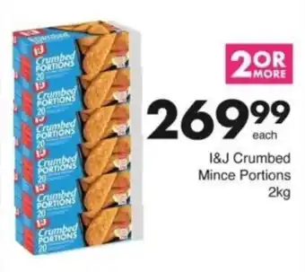 Save Hyper I&J Crumbed Mince Portions offer