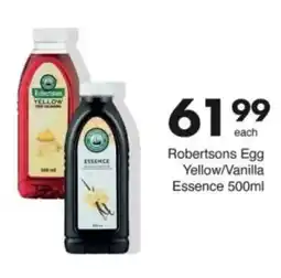 Save Hyper Robertsons Egg Yellow/ Vanilla Essence offer